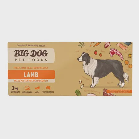 BIG DOG BARF Frozen Lamb 3kg