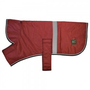 ZEEZ DAPPER DOG COAT Size 8 (19cm) Warm Maroon
