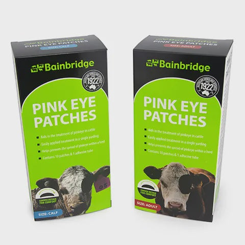 Bainbridge PINK EYE PATCH KIT Adult- 10 pk