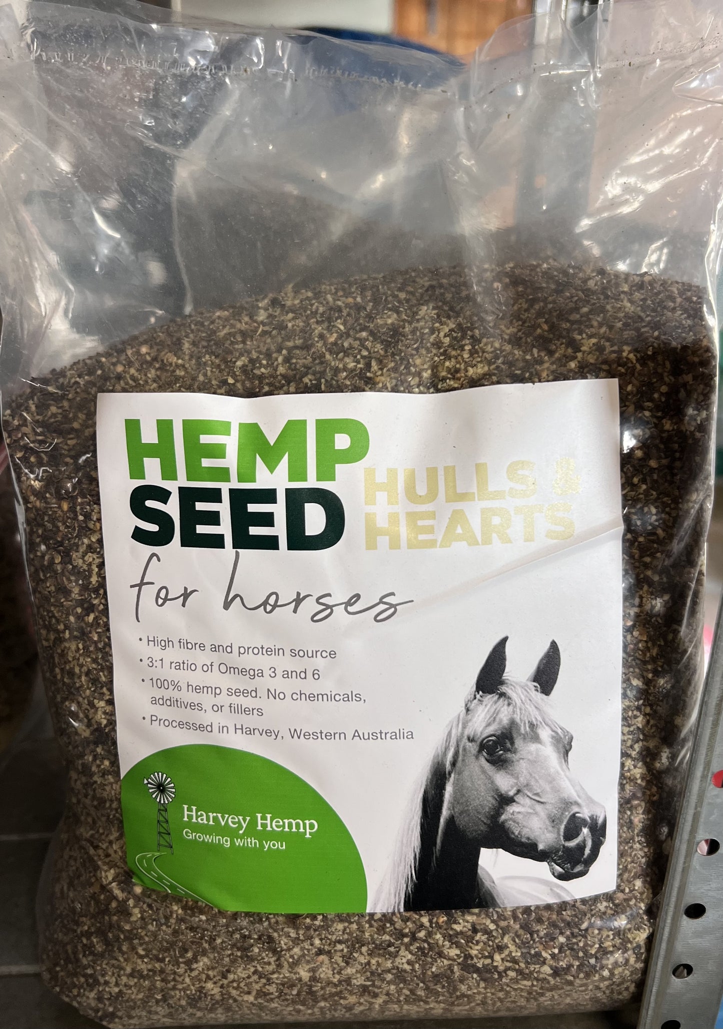 Hemp Seed Hulls & Hearts For Horses 3kg
