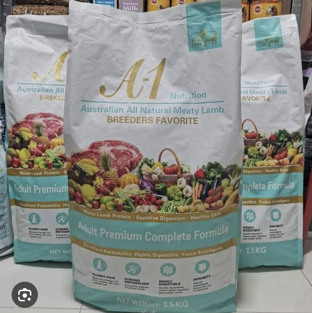 A1 Nutrition Complete - Meaty Lamb 15 KG