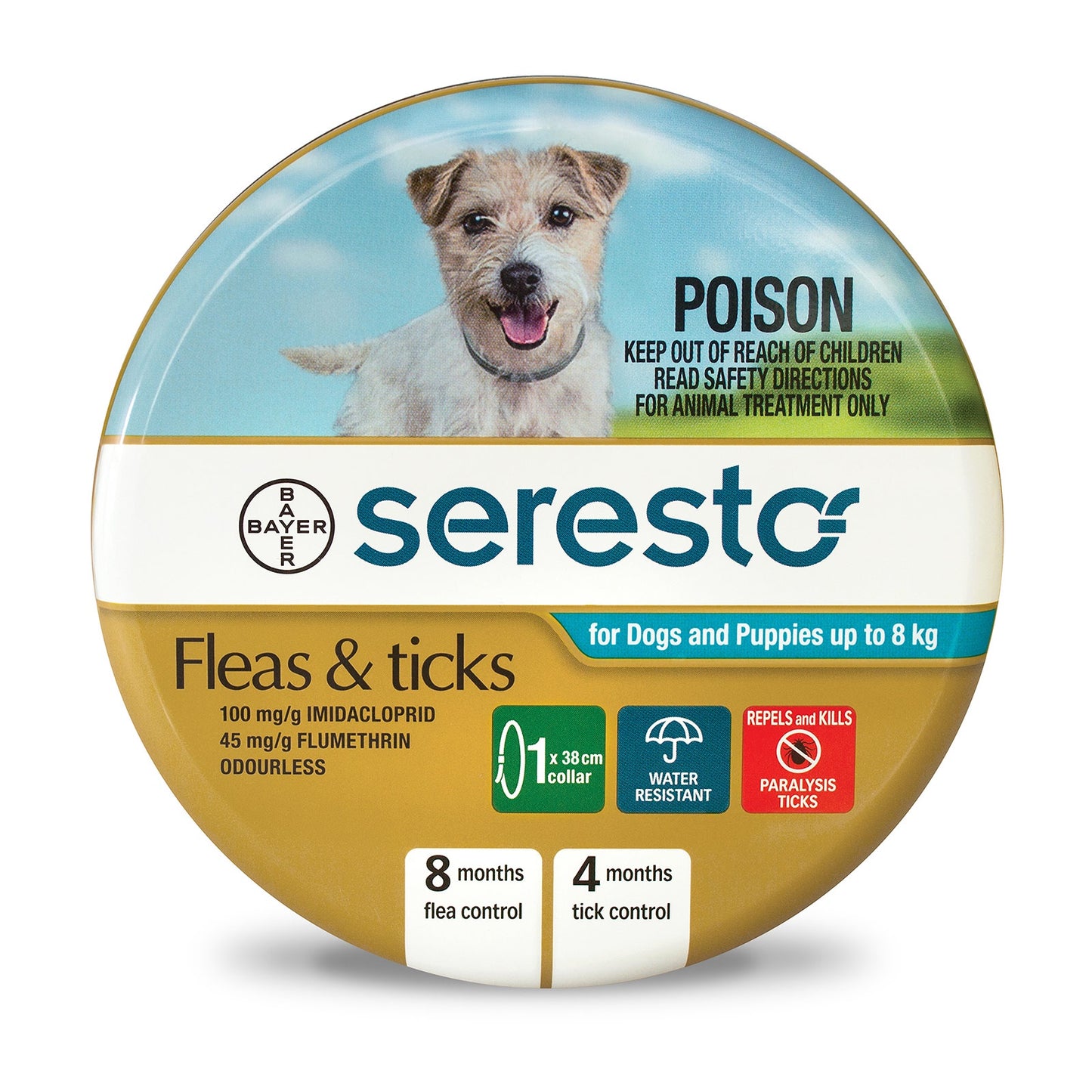 SERESTO Flea & Tick Collar Dog up to < 8kg