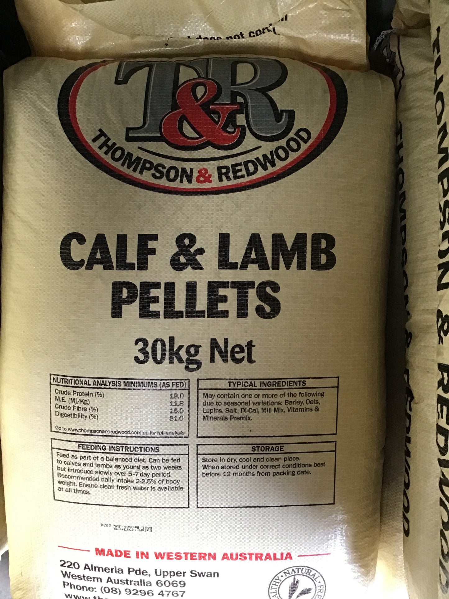 Calf & Lamb Pellets (30kg) T&R