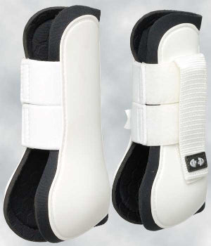 Zilco Open Front Boots -Large -White