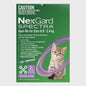 Nexgard SPECTRA Cats 0.8-2.4kg 3pk (Purple)