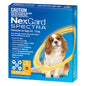NexGard Dog Spectra Chewable 3.6-7.5 6 Pack ( Yellow )