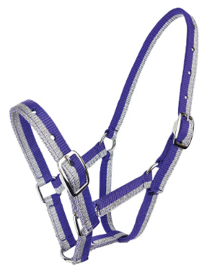 Sparkle Foal Halter - Purple/Silver