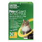 NexGard Spectra Spot On For Cats 2.5-7.5kg 3 Pack (Orange )