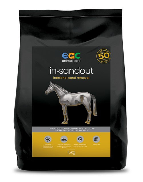EAC In-Sandout Horse Sand Removal Pellet 15kg