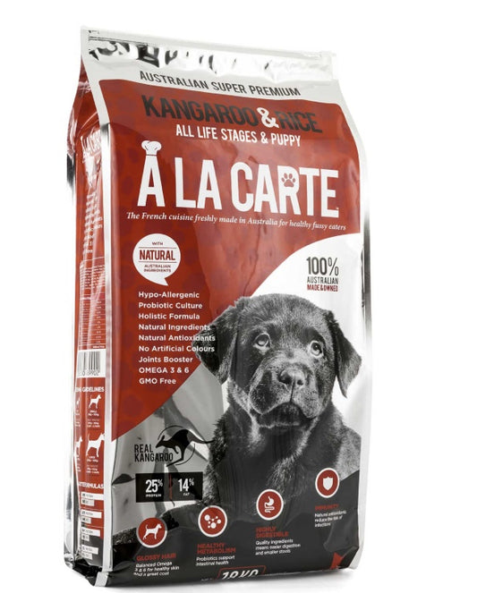 A La Carte Kangaroo & Rice All Life Stages 18kg