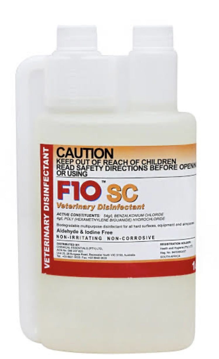 F10SC Vet Disinfectant Cleaner 1Ltr