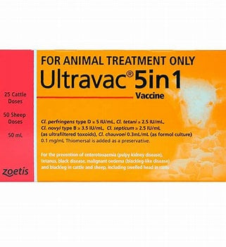 Zoetis Ultravac 5in1 50ml
