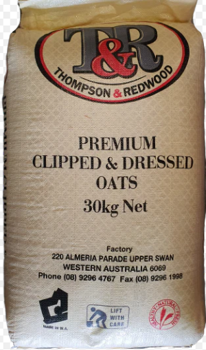 Clipped & Dressed Oats 25 kg - Chaff City