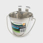 Flat Sided Stainless Bucket 1.1ltr
