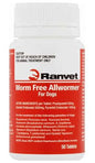 Ranvet Allwormer Dogs 10kg 50tab