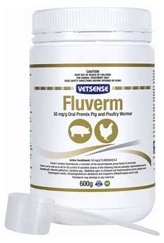 CM Fluverm Pig & Poultry Wormer 600gm
