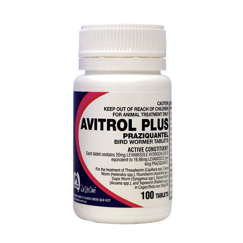 Mavlab Avitrol Plus Bird Worming Tablets 100 Pack