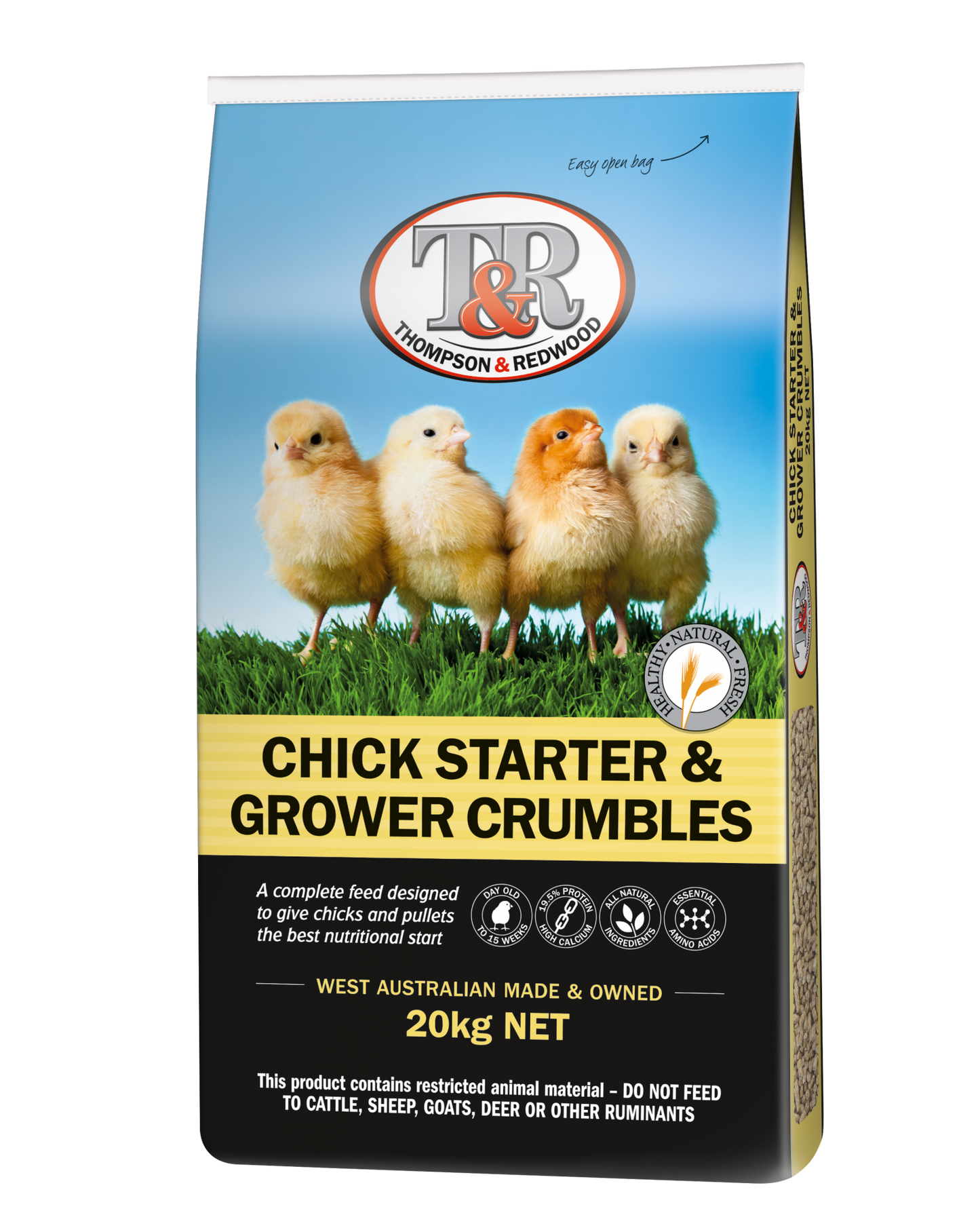 Chick Starter & Grower Crumble (20kg) T&R