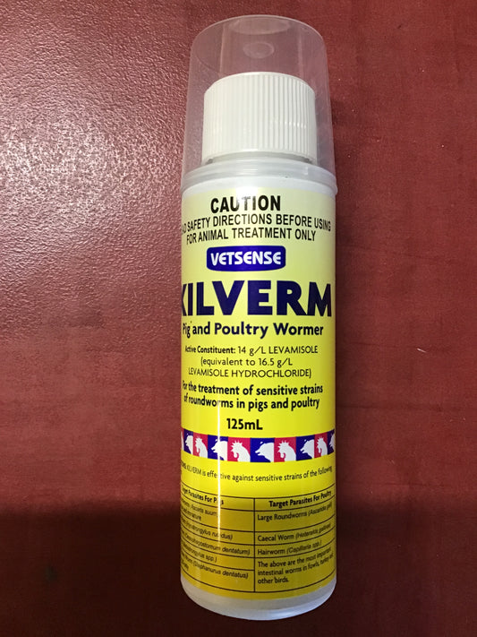 CM Kilverm Pig & Poultry Wormer 125ml